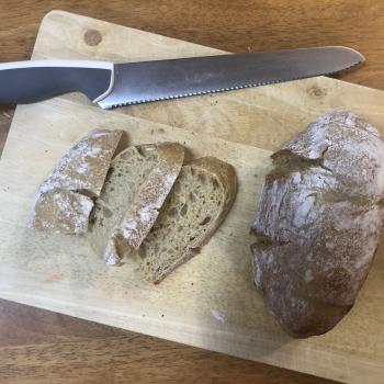 Nafas Rustic sourdough loaves  first slice