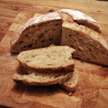 October White Sourdough Everyday Bread second slice
