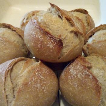Q-chi Black wheat flour buns first overview