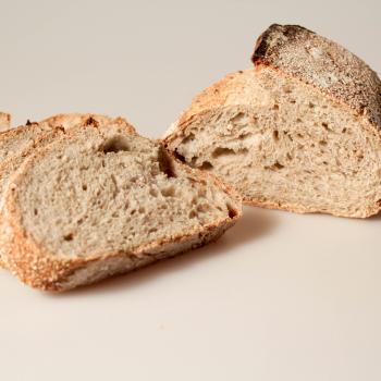 REBOLA MMC PAN SARRACENO / SARRACENO BREAD first slice