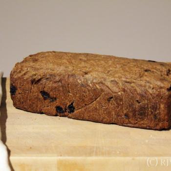 September starter Sourdough rye loaf first overview